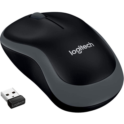 Mouse Wireless Logitech M185 3 Pulsanti Nero - EXTREMEBIT