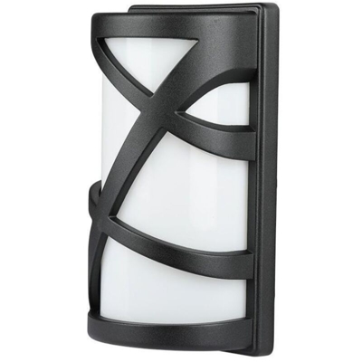 lampada plafoniera da parete 220-240 volt CE E27 IP44 esterno nero tec 614399 - V-TAC