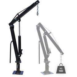 Wiltec - Gru di sollevamento max 900 kg rotabile a 360° Gru di carico per pick-up precio