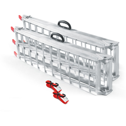 Due rampe di carico pieghevole in alluminio per moto e quad 226cm 680kg - WILTEC precio