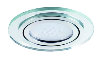Portafaretto orientabile incasso Rotondo AR-111- GU10/G53 Vetro MORTA AR/ES O-SR Cod.27960- Specchio - Kanlux