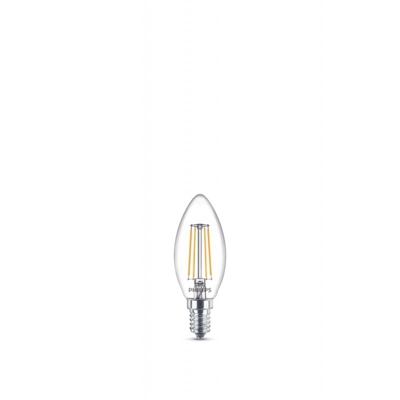 LED (monocolore) Classe energetica: A++ (A++ - E) Philips Lighting 8718696587355 E14 Potenza: 4 W Bianco caldo 4