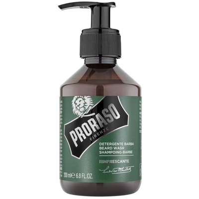 Proraso Detrgente Shampo Barba Linea Verde Rinfrescante con Eucalipto 200ml - BAKAJI