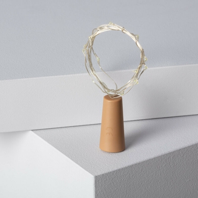 Ghirlanda LED per Bottiglia Azzurro - LEDKIA