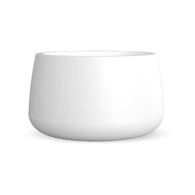 Vaso tondo de colore CAMELIA 60 OPAQUE BIANCO - Moovere