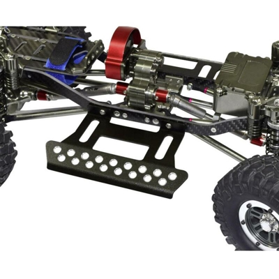 Piastre di alluminio Crawler Nero PER MODELLISMO - Absima