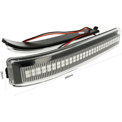 Carall - LEDLUX LN3230 Kit Freccia Laterale a Led Side Marker Dinamica Lente Trasparente Ford F-150 Raptor OEM 9L3Z17E748BA 9L3Z17E749BA precio