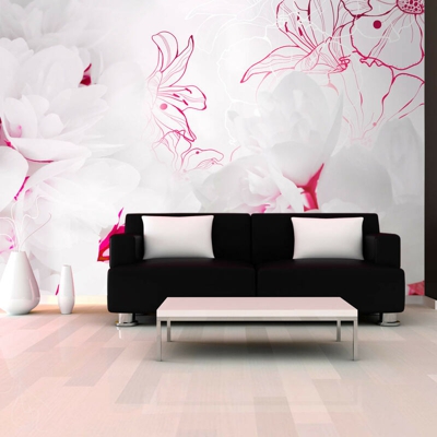 Artgeist - Fotomurale - Avvolti in bianco 350x245