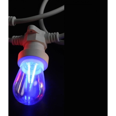 Lampadina Goccia led blu 2 Watt e27 - GIOCOPLAST