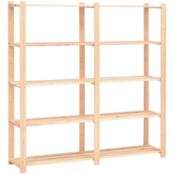 Scaffale a 5 Livelli 170x38x170 cm in Massello di Pino 500 kg - VIDAXL en oferta