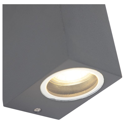 Applique baleno - Moderno - Alluminio - Grafite - Allungato Max. 2 x Watt - Qazqa