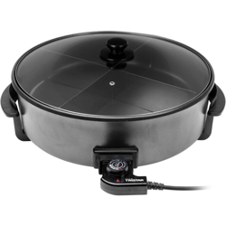 Padella Casseruola Elettrica Multifunzione 1500 W 7.5 Litri Coperchio con Sfiato - LGVSHOPPING precio