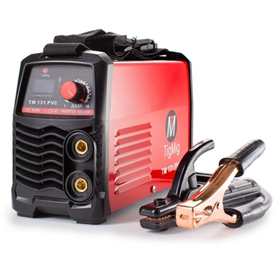 Tigmig - SALDATRICE INVERTER TM 131 PVC MMA 130 AMP ELETTRODO VALIGIA PVC ACCESSORI INCL.
