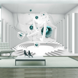 Artgeist - Fotomurale - Corridor of Geometry 350x245 en oferta
