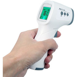 [CE, FDA, certificazione RoHS] TF-600 senza contatto tenuto in mano Termometro a infrarossi sulla fronte nave bianca senza batteria - ASUPERMALL precio