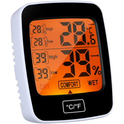 Misuratore di temperatura e umidita interna, interruttore  - ASUPERMALL en oferta