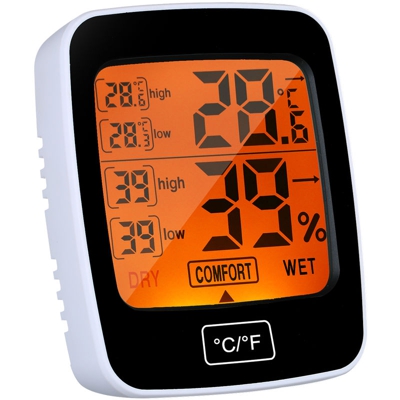 Misuratore di temperatura e umidita interna, interruttore  - ASUPERMALL