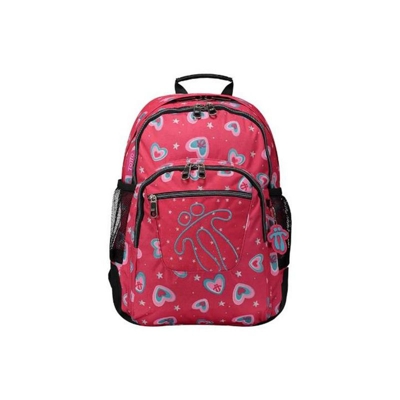 Zaino Scuola Totto Crayoles Fucsia (44 X 33 x 14 cm)