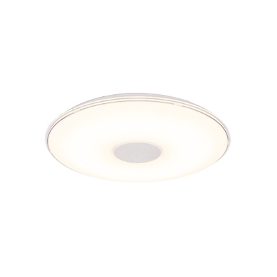 QAZQA Plafoniera seoul - Moderno - Plastico - Bianco - Tondo Non sostituibile Max. 1 x 45 Watt