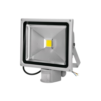 Faro faretto LED con sensore di movimento 30 W IP65 bianco freddo impermeabile - ECD GERMANY