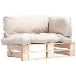 Divano Da Giardino A Pallet E Cuscini Sabbia E Legno Di Pino precio