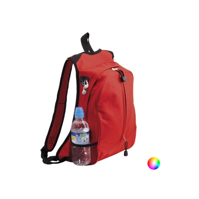 Cliccandoshop - Zaino Multiuso con Uscita per Auricolari 143627 Rosso