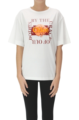 Designer logo cotton t-shirt