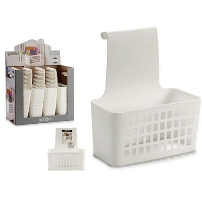 Contenitore per Sistemare Multiuso Bianco Plastica (12 x 25 x 24 cm) - CLICCANDOSHOP