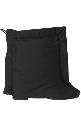 Pillow padded nylon ankle boots
