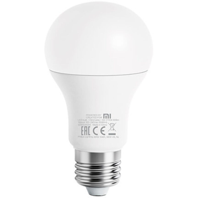 Xiaomi/philips - xiaomi philips mi wi-fi smart bulb warm white 220-240 volt 9 watt E27 lif mimue4088rt