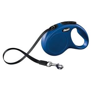 Guinzagli Flexi New Classic Tape: Nero - Small - 5 m