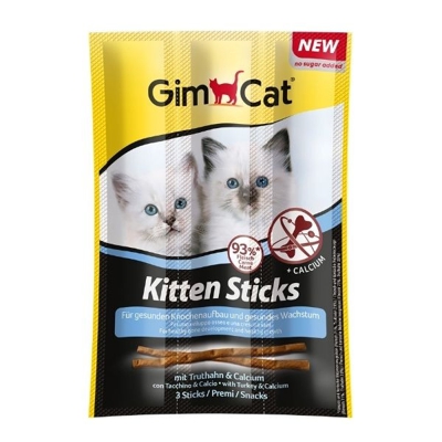GimCat Kitten Sticks Tacchino e Calcio: Tacchino e Calcio
