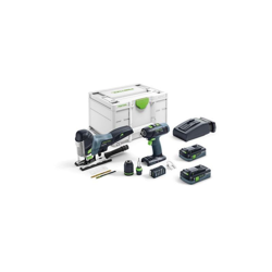 Festool Kit di montaggio a batteria T 18+3/PSC 420 I-Set, 18V, 2x batteria 4Ah, Caricabatterie TLC 6 - 576529 características