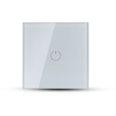 VT-5111 interruttore touch bianco da incasso 1-tasto - sku 8354 - V-tac