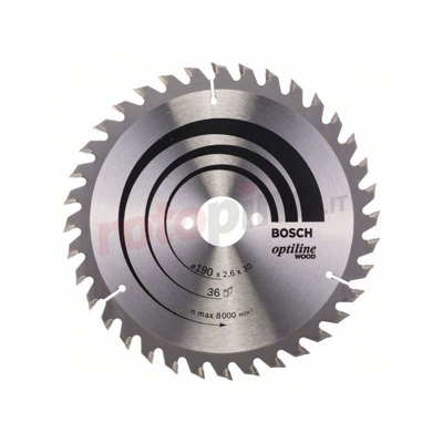 Bosch - Lama per sega circolare 190x30mm T36