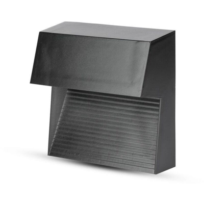 VT-1172 Lampada applique LED 3W parete segnapasso quadrato nero IP65 bianco caldo 3000K - SKU 1398 - V-tac