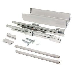 Kit cassetto per cucina Vantage-Q, altezza 141 mm, prof. 400 mm, con astine - Emuca precio