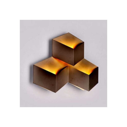 Lampada LED V-TAC da Muro Squadrata a Forme Sovrapposte 9W Colore Nero 3000K IP20 precio