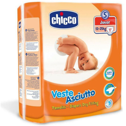 06711 Veste Asciutto - Pannolini Taglia 5 Junior, 12-25 Kg, 18 Pannolini - Chicco precio