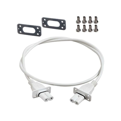 cavo giunzione per plafoniera stagna KRALA 220-240 volt CE bianco kan 28273 - KANLUX