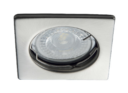 faretto incasso alor 1 luce 60 mm CE IP20 cromo fisso lamiera di acciaio quadrato kan 26728 - KANLUX características