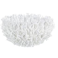 Bizzotto - CIOTOLA DECOR BASSA TEA TREE BIANCO D45 precio