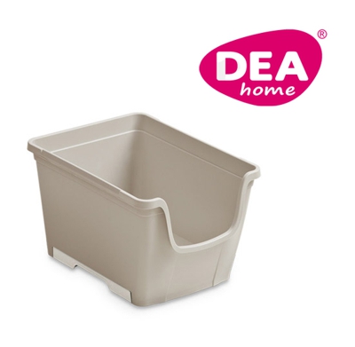 Bakaji - Dea Home Contenitore multiuso Wow Box S in plastica Grigio