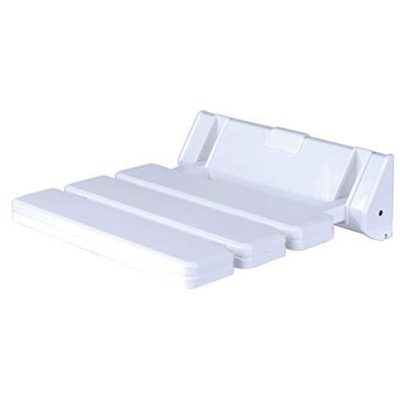 Gah-Alberts 140892, Sedia Pieghevole per Doccia, Montaggio a Parete, 315 X 255 mm Bianco