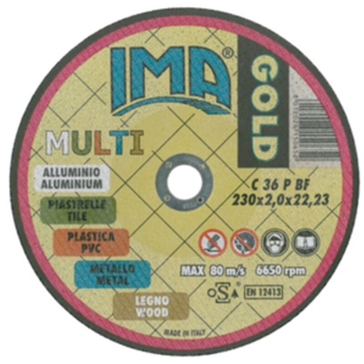 Ima Disco Universale 'Gold' Piano D.230X2X22