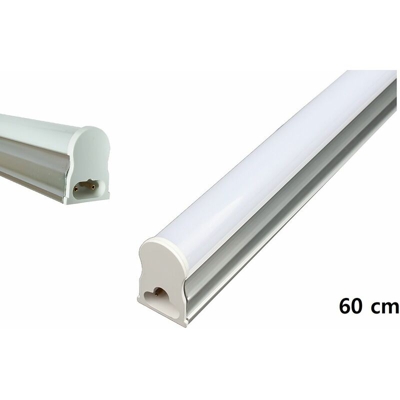Neon led smd t5 10W luce fredda plafoniera sottopensile applique silver 60cm DR - DRIWEI