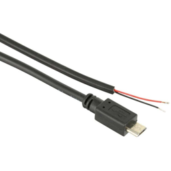 K-1472 Cavo di alimentazione Raspberry Pi, Arduino, Banana Pi, Cubieboard [1x Spina Micro B USB 2.0 - 1x Estremi - Joy-it en oferta