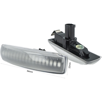 Carall - LEDLUX LN3223 Kit Freccia Laterale a Led Side Marker Dinamica Lente Trasparente Land Rover Discovery 3 4 Freeland 2 Range Rover Sport OEM