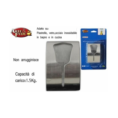 Appendi Strofinacci 2 Posti Inox Adesivo - A&f