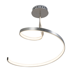 QAZQA Plafoniera rizo - Moderno - Plastico,Metallo - Acciaio - Tondo Non sostituibile Max. 1 x 12 Watt en oferta